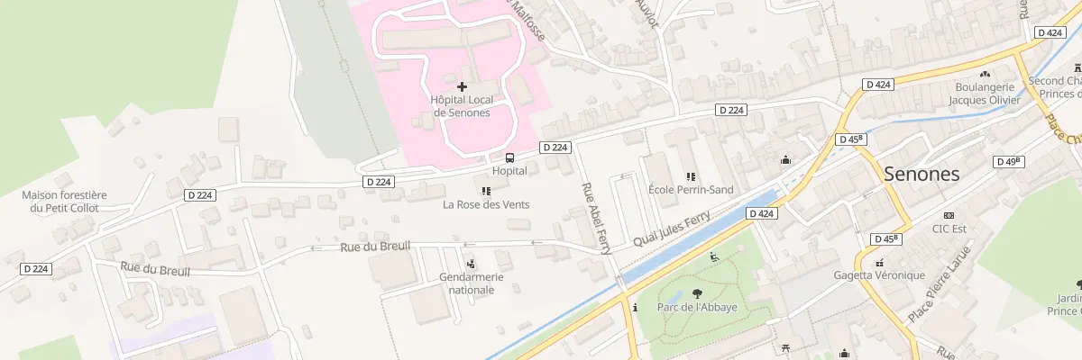 Plan du 3 Rue du Président Poincaré à Senones