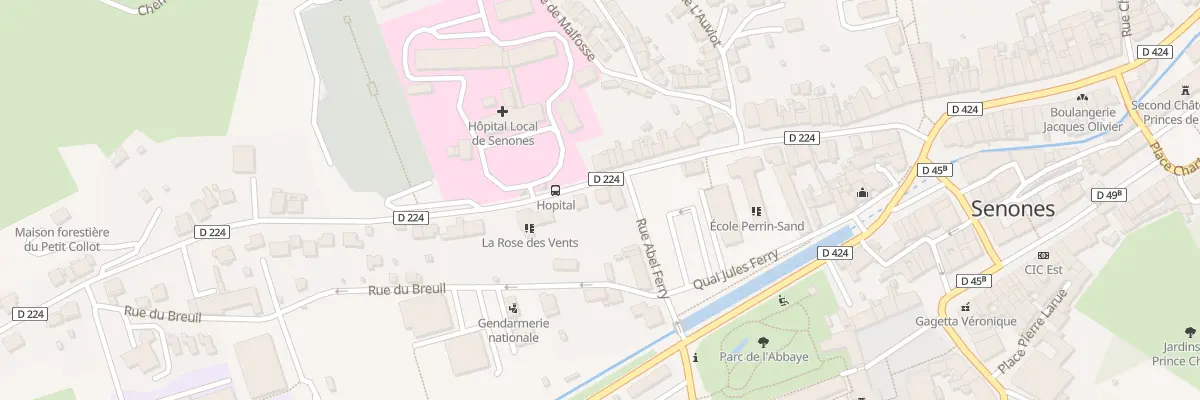 Plan du 1 Rue du Président Poincaré à Senones