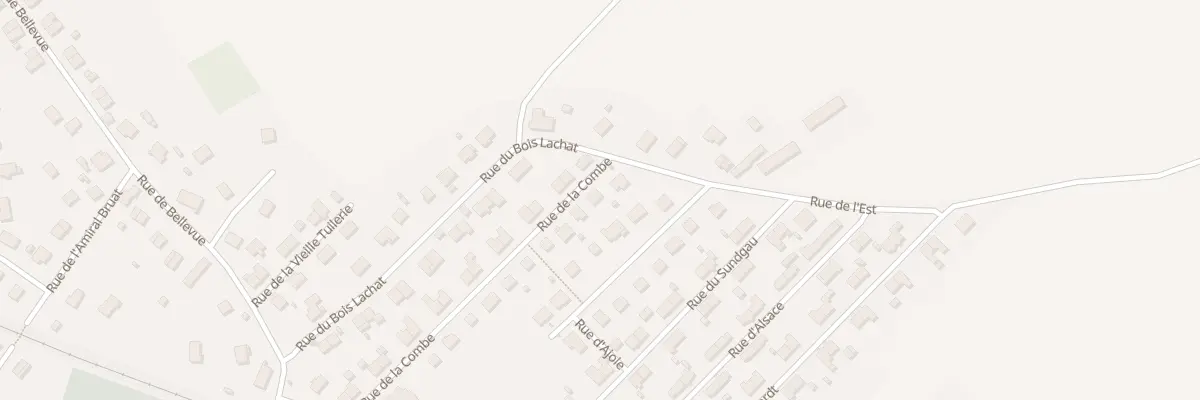 Plan du 25 Rue de la Combe à Grandvillars