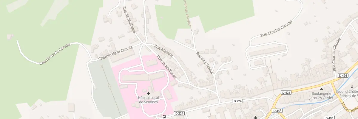 Plan du 31 Rue Mallens à Senones