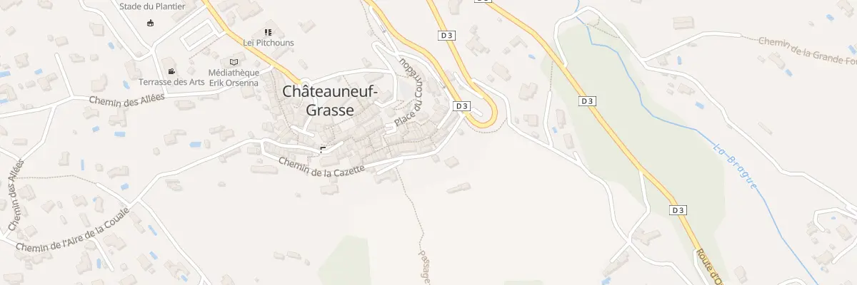 Plan du 8 Che de la Cazette à Châteauneuf-Grasse
