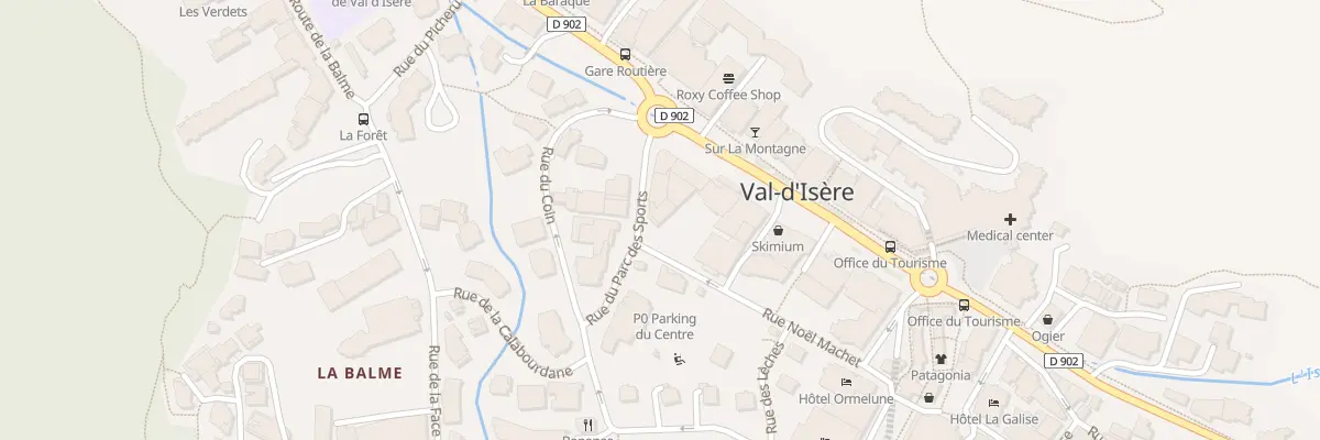 Plan du 69 Rue du Parc des Sports à Val-d’Isère