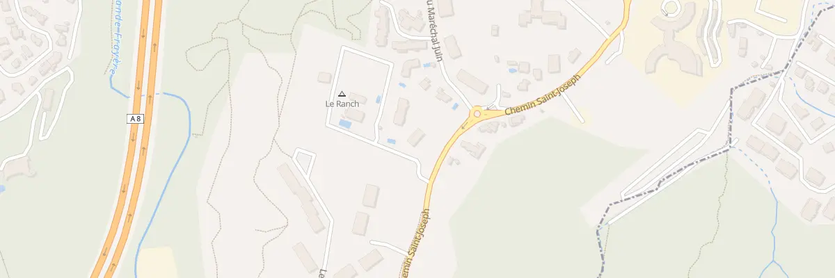 Plan du 325 Che Saint - Joseph au Cannet