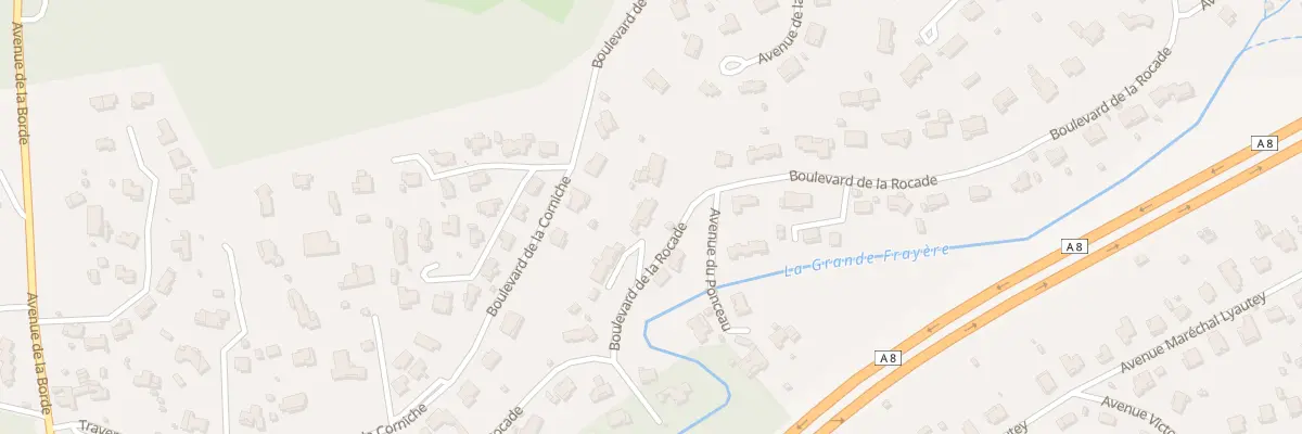 Plan du 808 Bd de la Rocade à Mougins