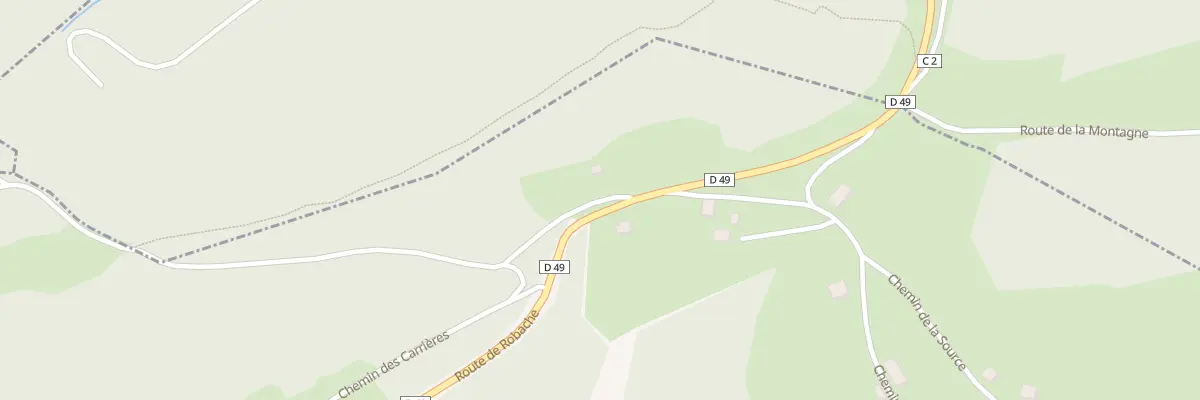 Plan du 173 Rte de Robache à Saint-Dié-des-Vosges