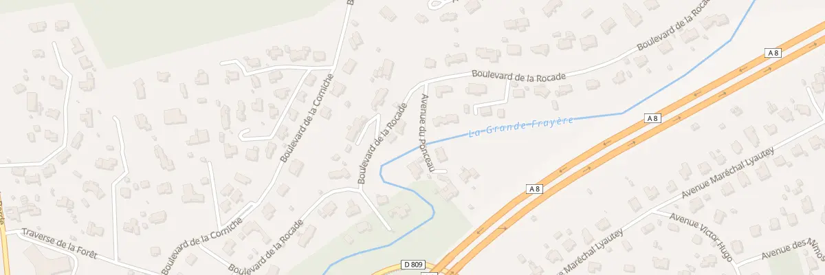 Plan du 837 Bd de la Rocade à Mougins