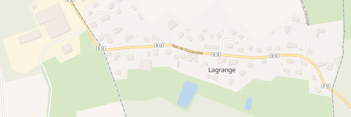 Plan du 10 Rue de l’Escarcette à Lagrange