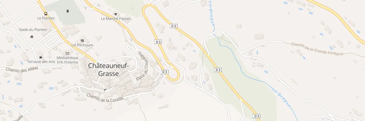 Plan du 11 Che de la Fouan à Châteauneuf-Grasse