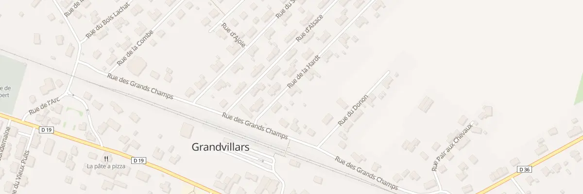 Plan du 5 Rue de la Hardt à Grandvillars
