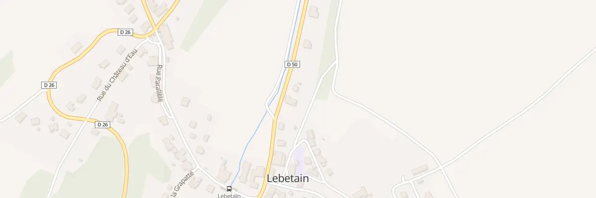 Plan du 6 Rue sous les Roches à Lebetain