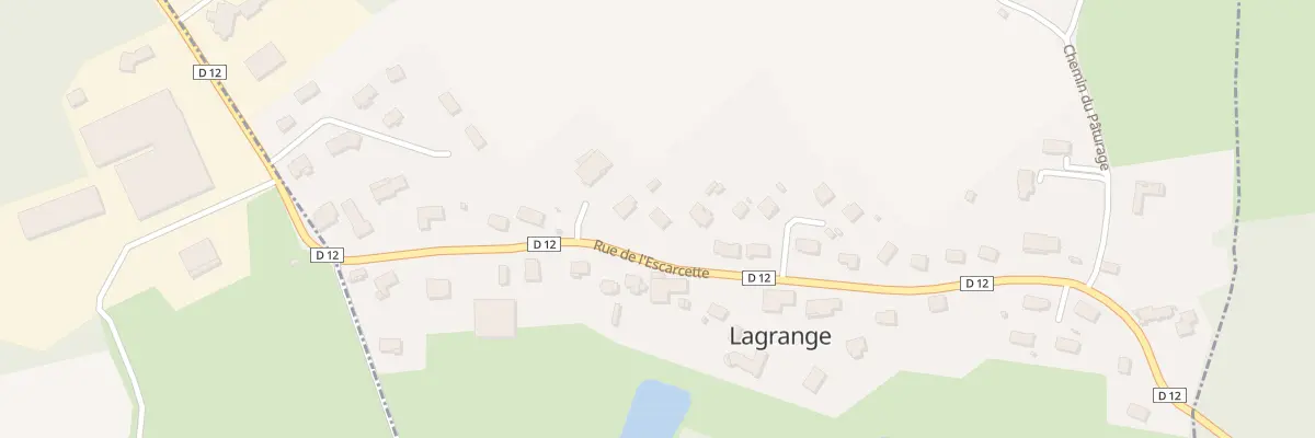 Plan du 13 Rue de l’Escarcette à Lagrange