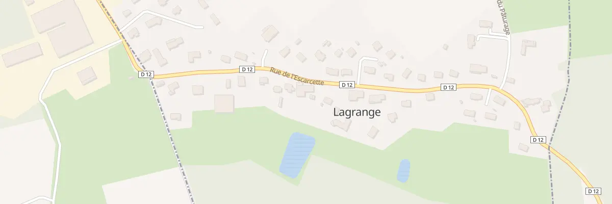 Plan du 14 Rue de l’Escarcette à Lagrange