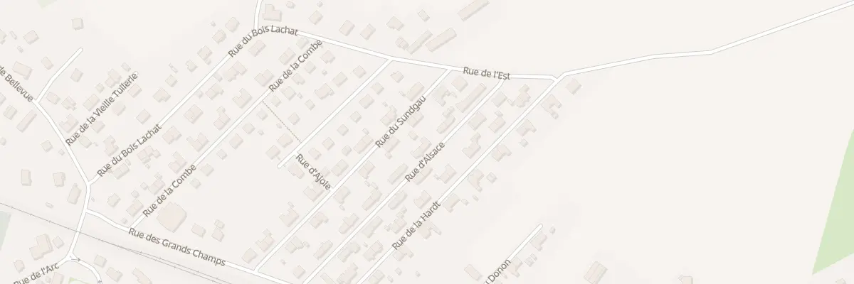 Plan du 20 Rue d’Alsace à Grandvillars