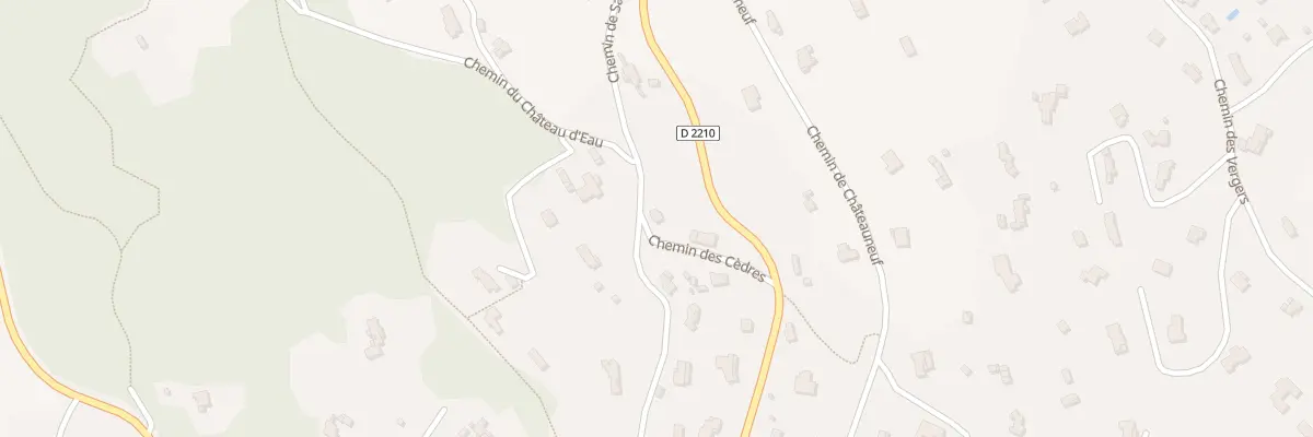 Plan du 287 Che de Saint Andrieux au Bar-sur-Loup
