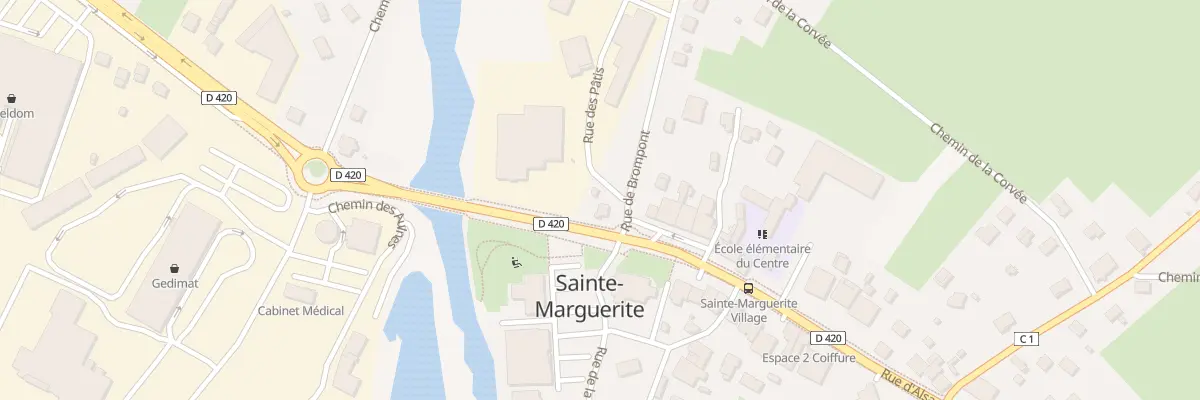 Plan du 133 Rue d’Alsace à Sainte-Marguerite