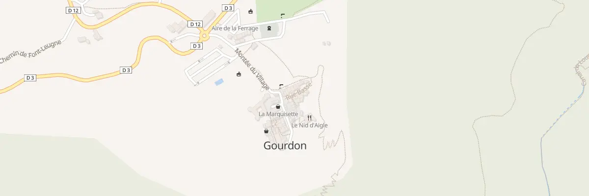 Plan du 6 Rue de Cesar à Gourdon