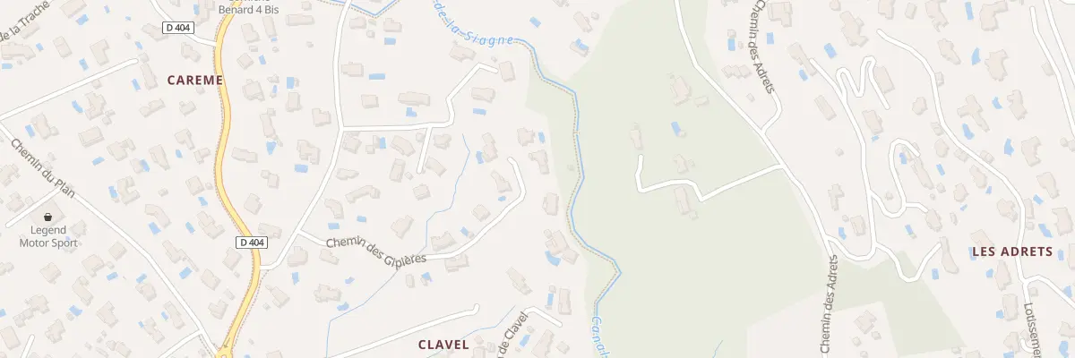Plan du 60 Che des Gipières à Mouans-Sartoux