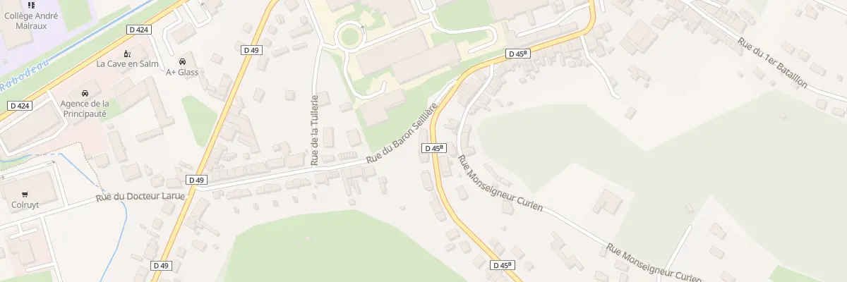 Plan du 2 Rue Solange Vigneron à Senones