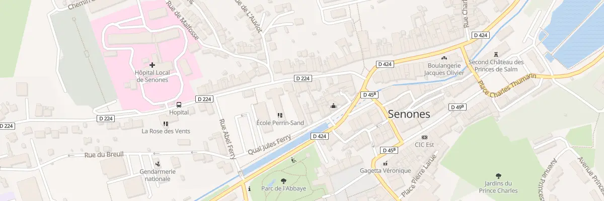 Plan du 49 Rue de la République à Senones