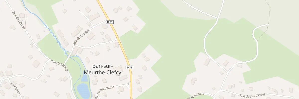 Plan du 739 Rte Departementale 73 à Ban-sur-Meurthe-Clefcy