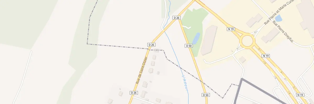 Plan du 52 Rue de St Dizier à Delle