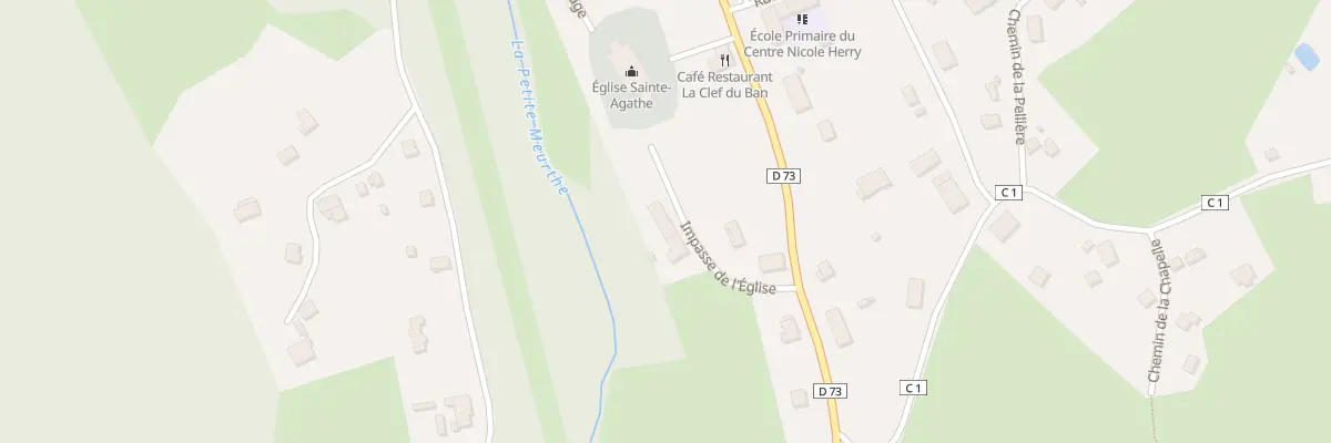 Plan du 107 Imp de l’Eglise à Ban-sur-Meurthe-Clefcy