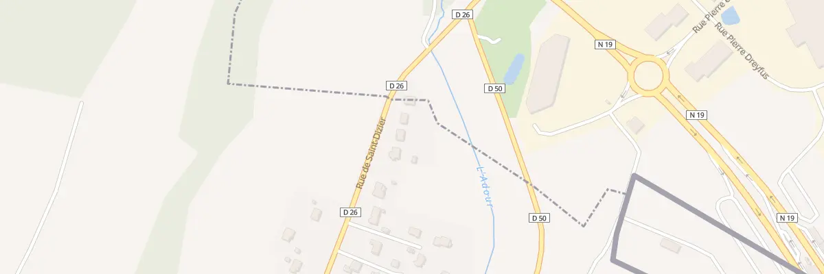 Plan du 48 Rue de St Dizier à Lebetain