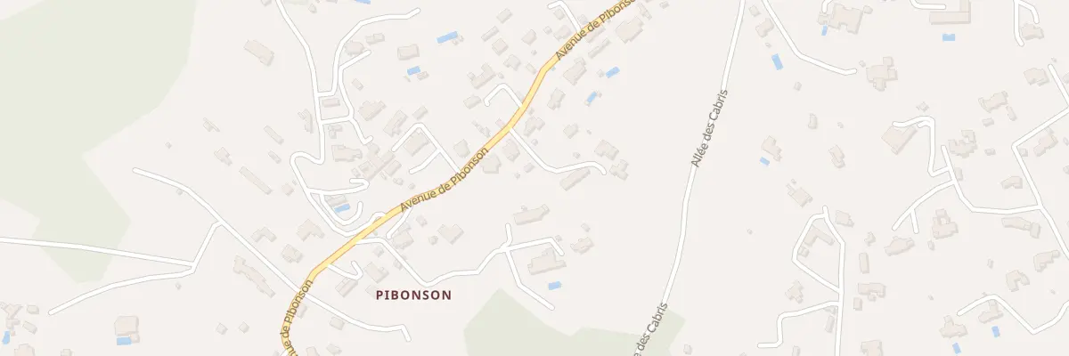 Plan du 1235 Av de Pibonson à Mougins