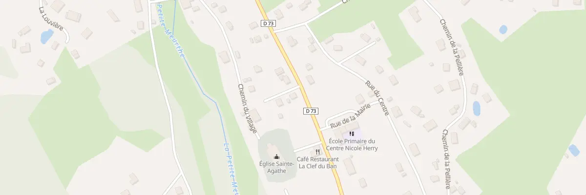 Plan du 1044 Rte Departementale 73 à Ban-sur-Meurthe-Clefcy