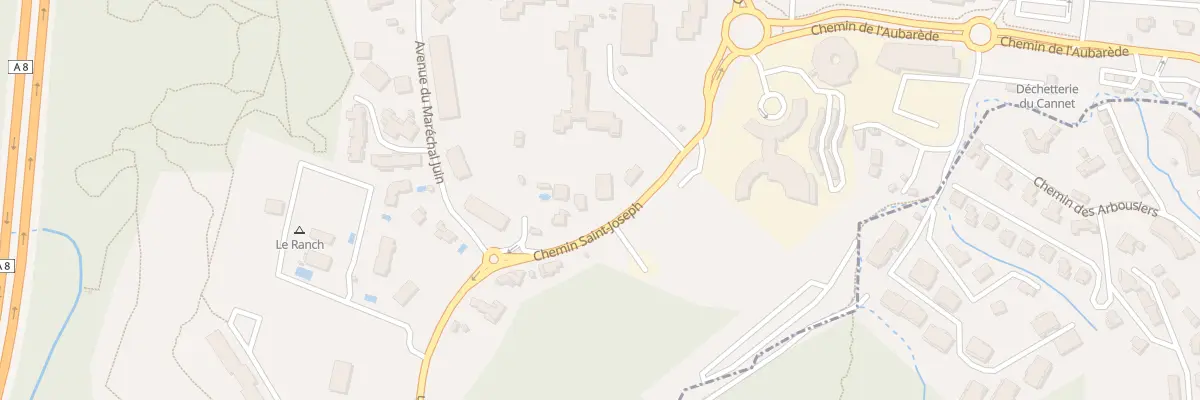 Plan du 491 Che Saint - Joseph au Cannet