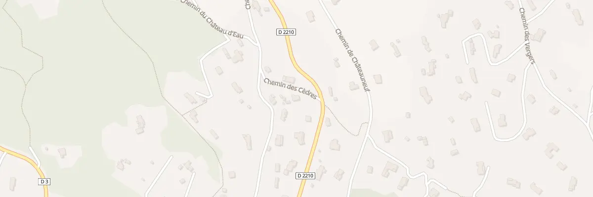 Plan du 33 Che du Cedre au Bar-sur-Loup