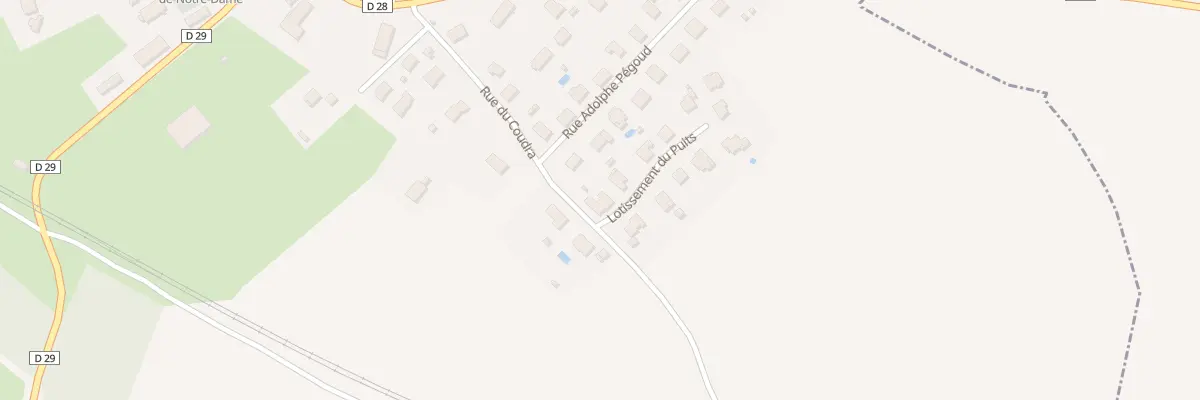 Plan du 1 Rue du Lotissement du Puits à Petit-Croix