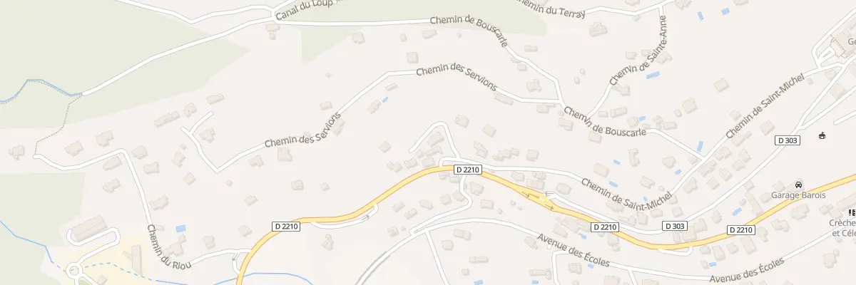 Plan du 21 Che des Mimosas au Bar-sur-Loup
