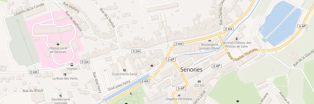 Plan du 35 Rue de la République à Senones
