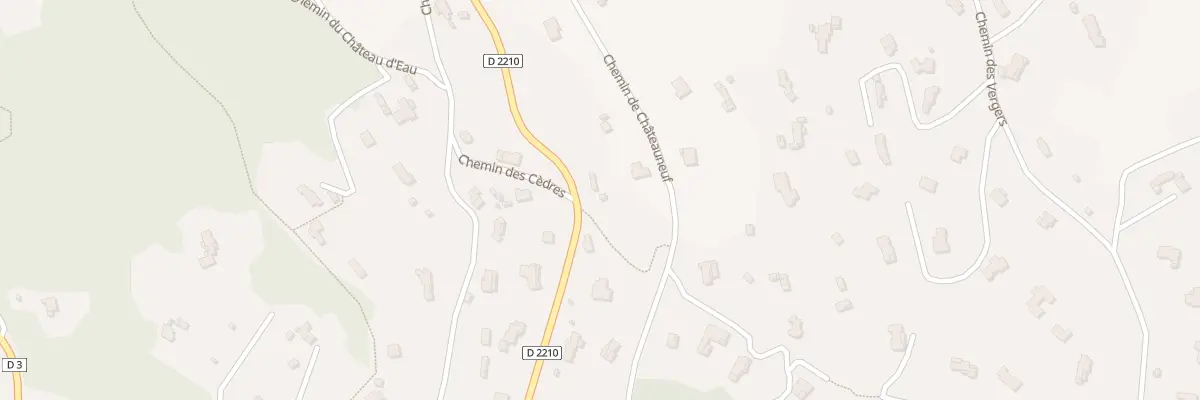 Plan du 977 Che de Chateauneuf au Bar-sur-Loup