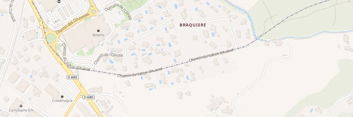 Plan du 295 Che du Vallon d’Aussel à Mouans-Sartoux