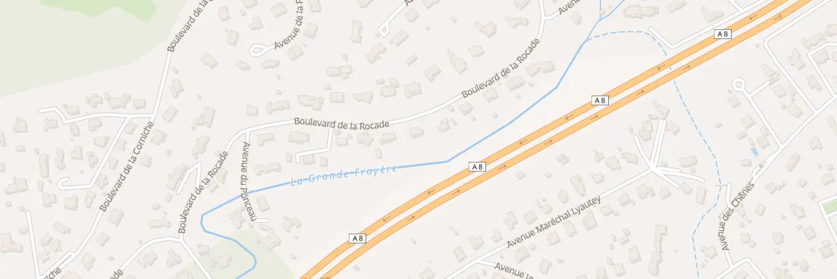 Plan du 563 Bd de la Rocade à Mougins
