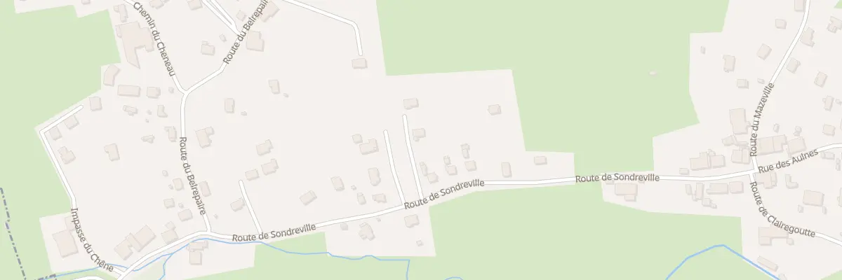 Plan du 26 Rte de Sondreville à Fraize