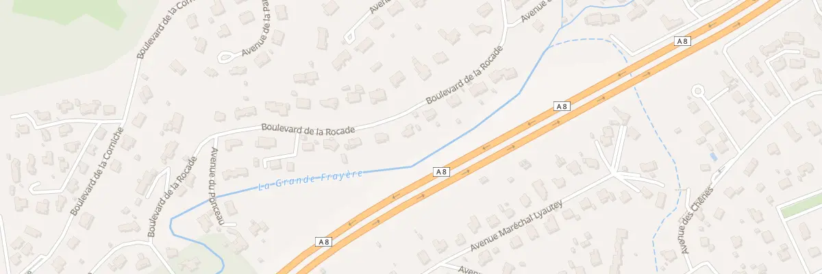 Plan du 553 Bd de la Rocade à Mougins