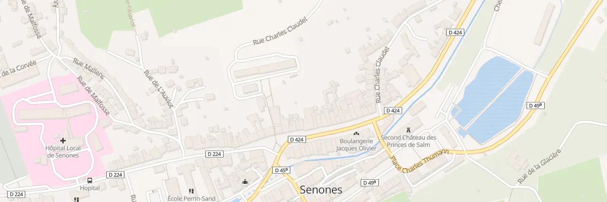 Plan du 26 Rue de la République à Senones