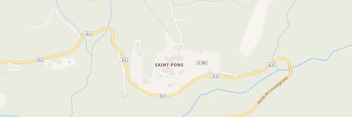 Plan du 489 Che du Hameau de Saint Pons à Gréolières