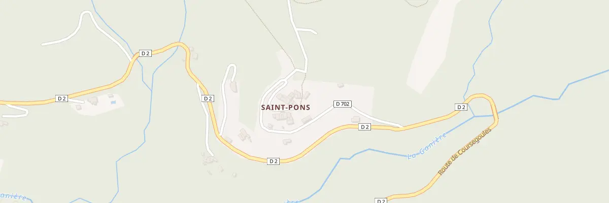 Plan de Saint Pons à Gréolières