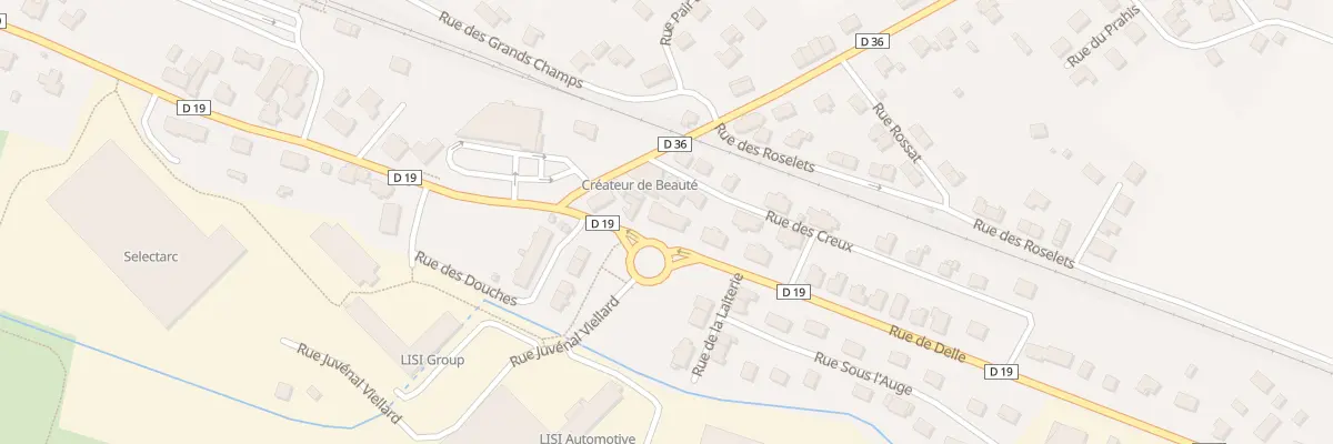 Plan du 4 Rue de Delle à Grandvillars