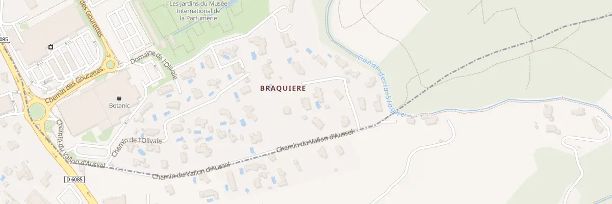 Plan du 499 Che du Vallon d’Aussel à Mouans-Sartoux