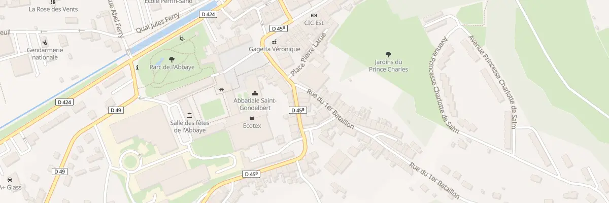 Plan du 3 Rue Alice Munier à Senones