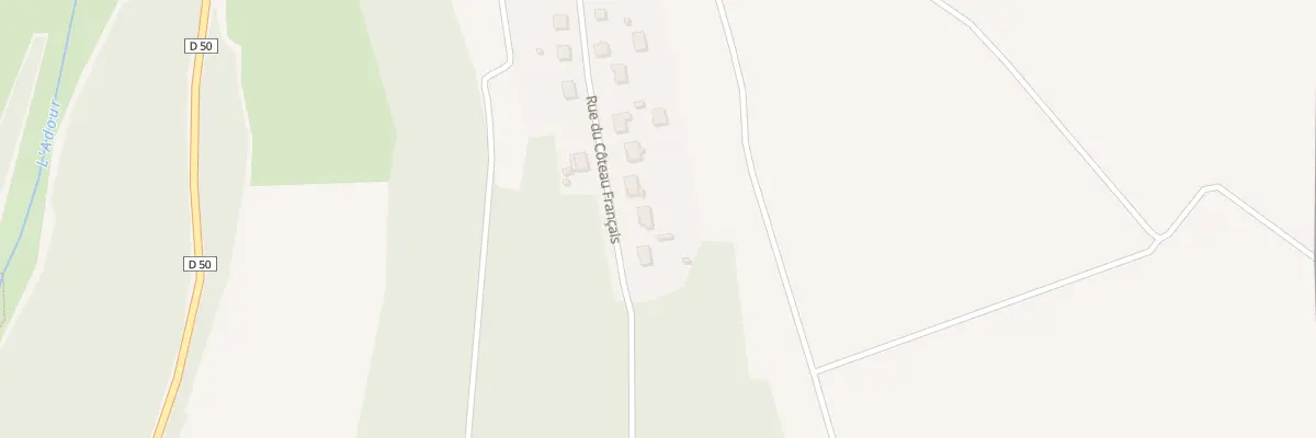 Plan du 25 Rue du Coteau Français à Lebetain