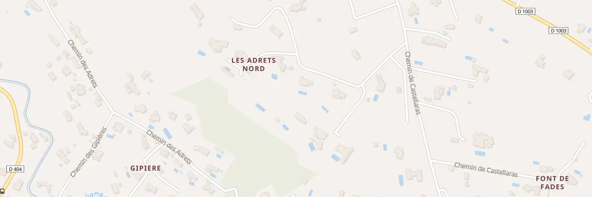 Plan du 864 Che de Castellaras à Mouans-Sartoux