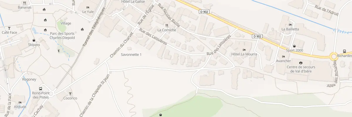 Plan du 199 Rue des Lessières à Val-d’Isère