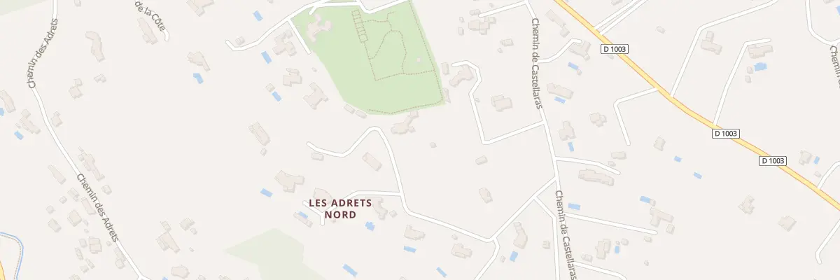Plan du 858 Che de Castellaras à Mouans-Sartoux