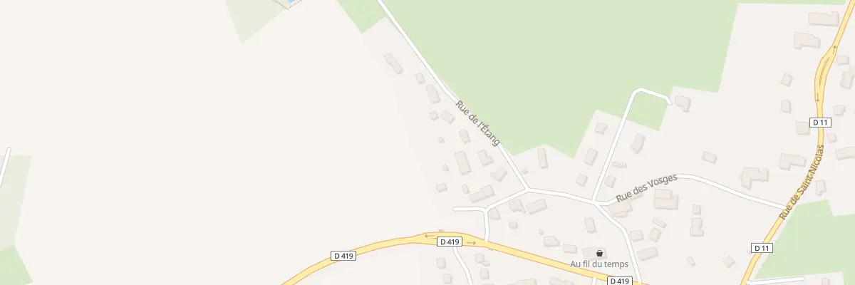 Plan du 1 Rue des Vosges à Frais